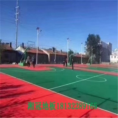 山东弹垫拼装地板